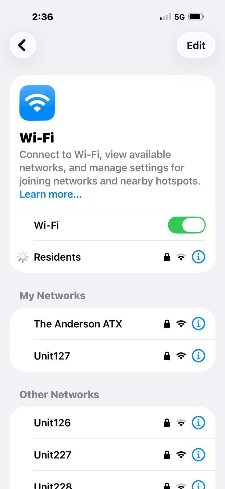 Shared vs. private: which Anderson network to use